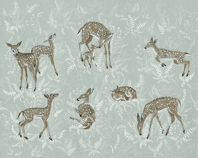 Фотообои BAMBI 2, FAUNA, Factura
